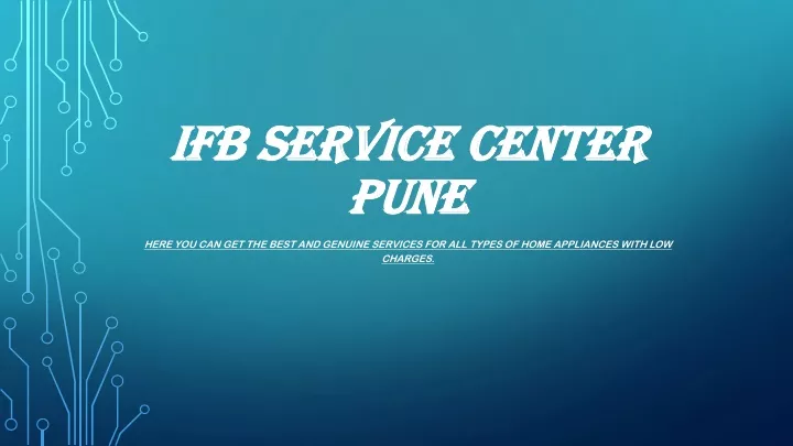 ifb service c enter p une