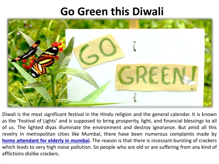 go green this diwali