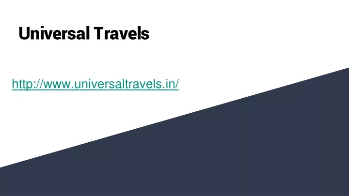 universal travels