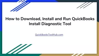how to download install and run quickbooks install diagnostic tool