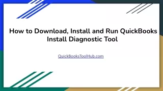 how to download install and run quickbooks