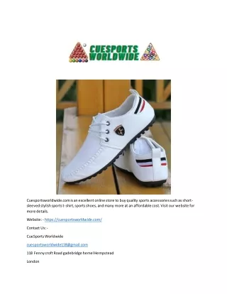 Online Store to Buy Quality Sports Accessories | Cuesportsworldwide.com