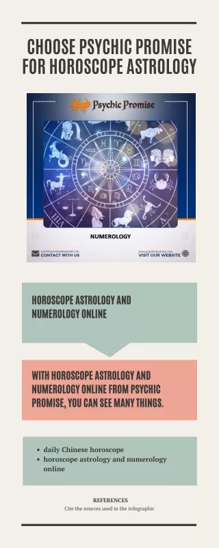 Choose Psychic Promise for horoscope astrology