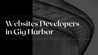 websites developers in gig harbor