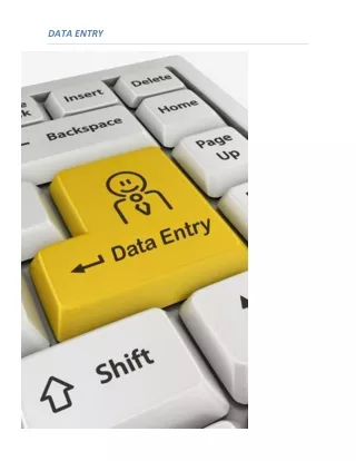 Data entry services in pune