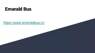 emerald bus