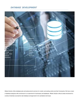 Database development services