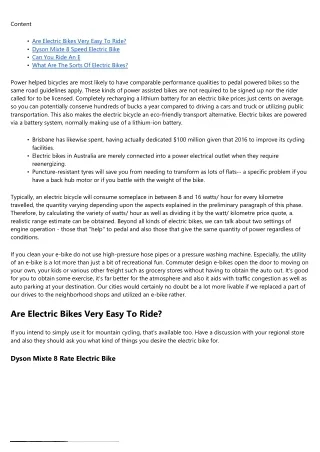 Should You Obtain An Electric Bike?