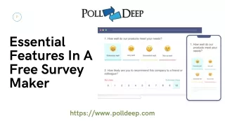 Essential Features In A Free Survey Maker