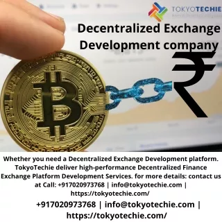 decentralized exchange development company