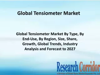 global tensiometer market