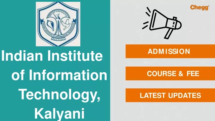 indian institute of information technology kalyani