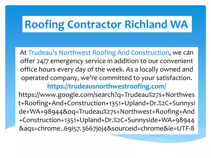 roofing contractor richland wa