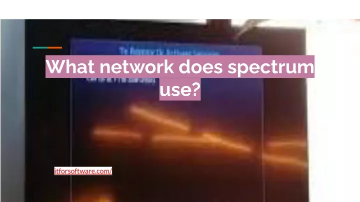 what network does spectrum use