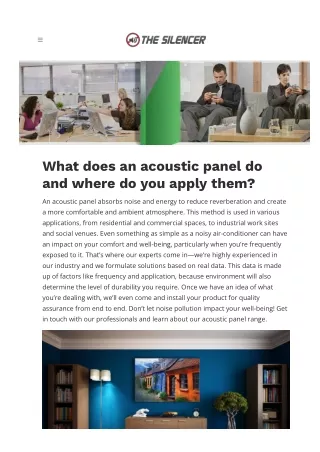 Acoustic Panel