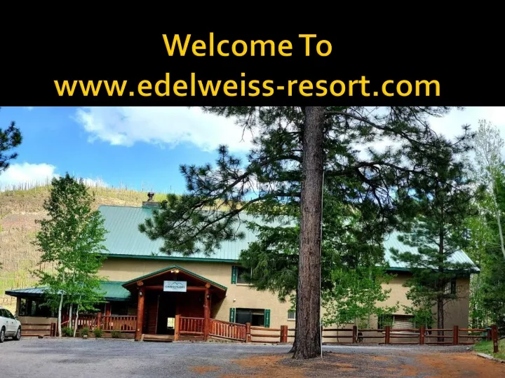 welcome to www edelweiss resort com