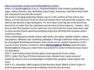 https www dope review com marketingblocks review
