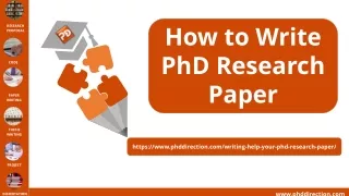 how to write phd research paper