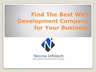 find the best web development company for your business