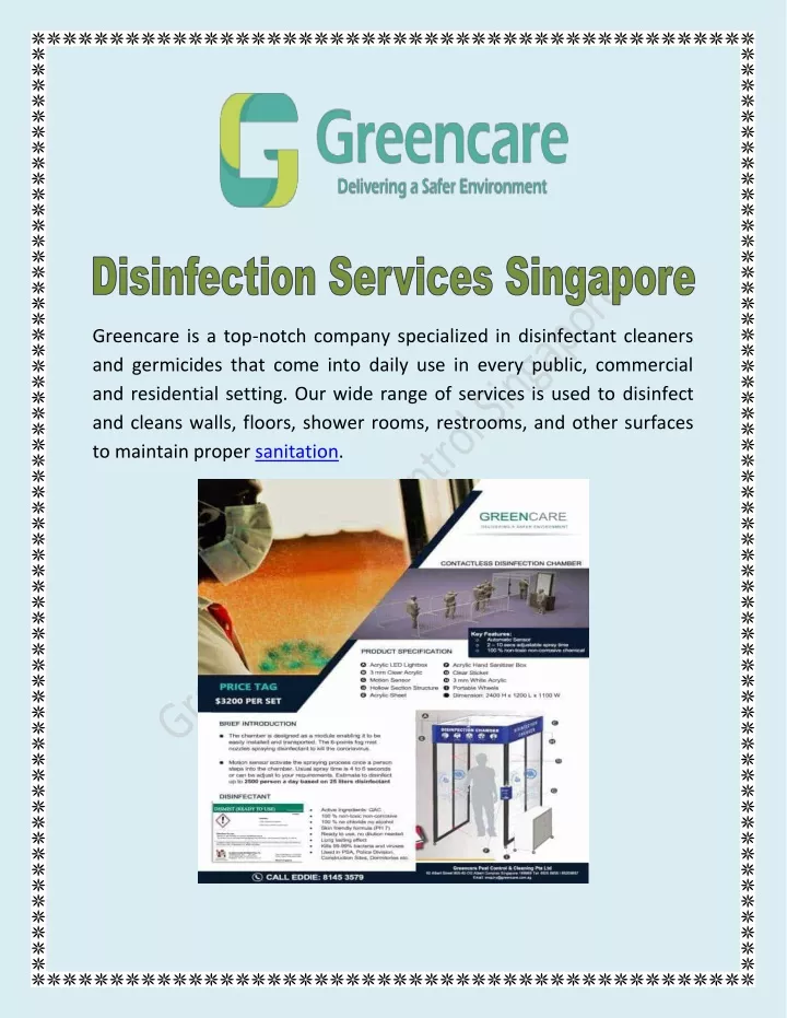 greencare is a top notch company specialized