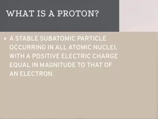 what is a proton