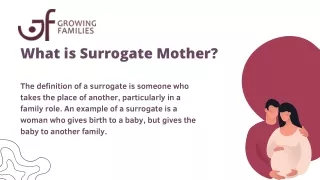 what is surrogate mother