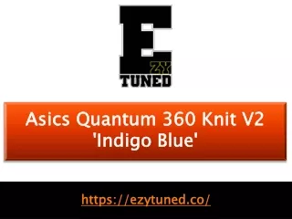 Asics Quantum 360 Knit V2 Indigo Blue