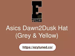 Asics Dawn2Dusk Hat (Grey & Yellow)