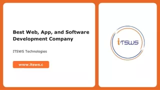 best web app and software development company