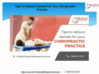 tips to reduce denials for your chiropractic