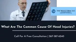 What Are The Common Cause Of Head Injuries?