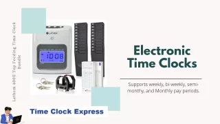 Electronic Time Clocks