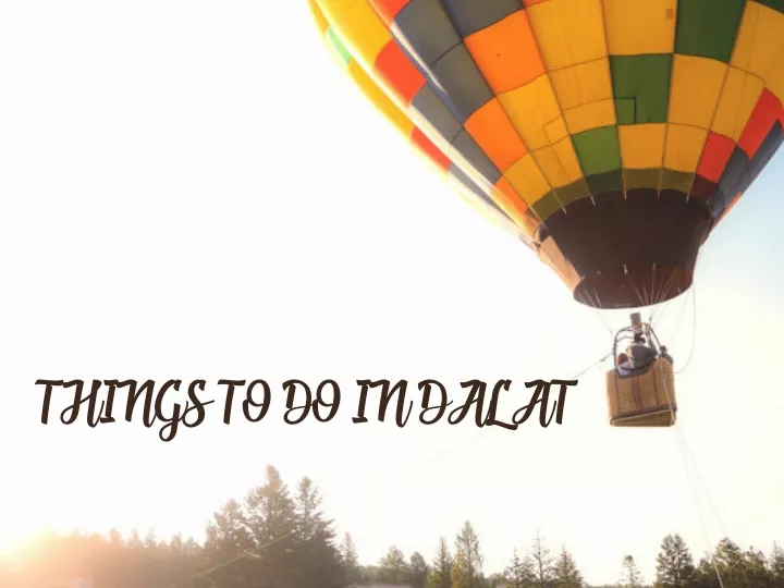 things to do in dalat