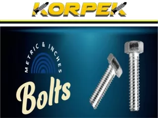 Bolt and Screw