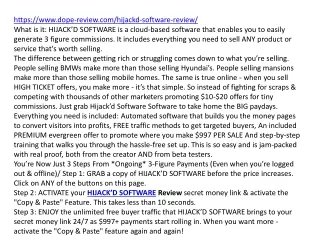 https www dope review com hijackd software review