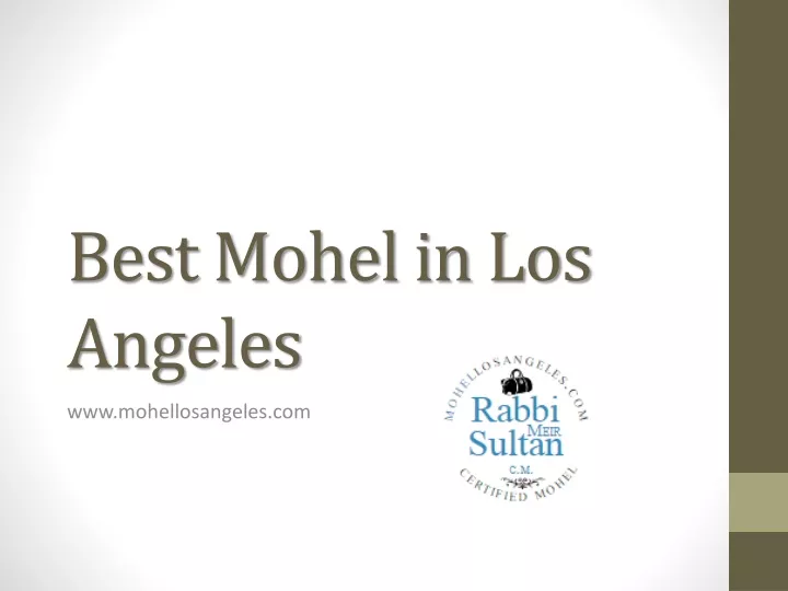 best mohel in los angeles