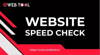 website speed check
