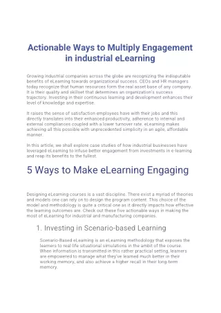 actionable ways to multiply engagement