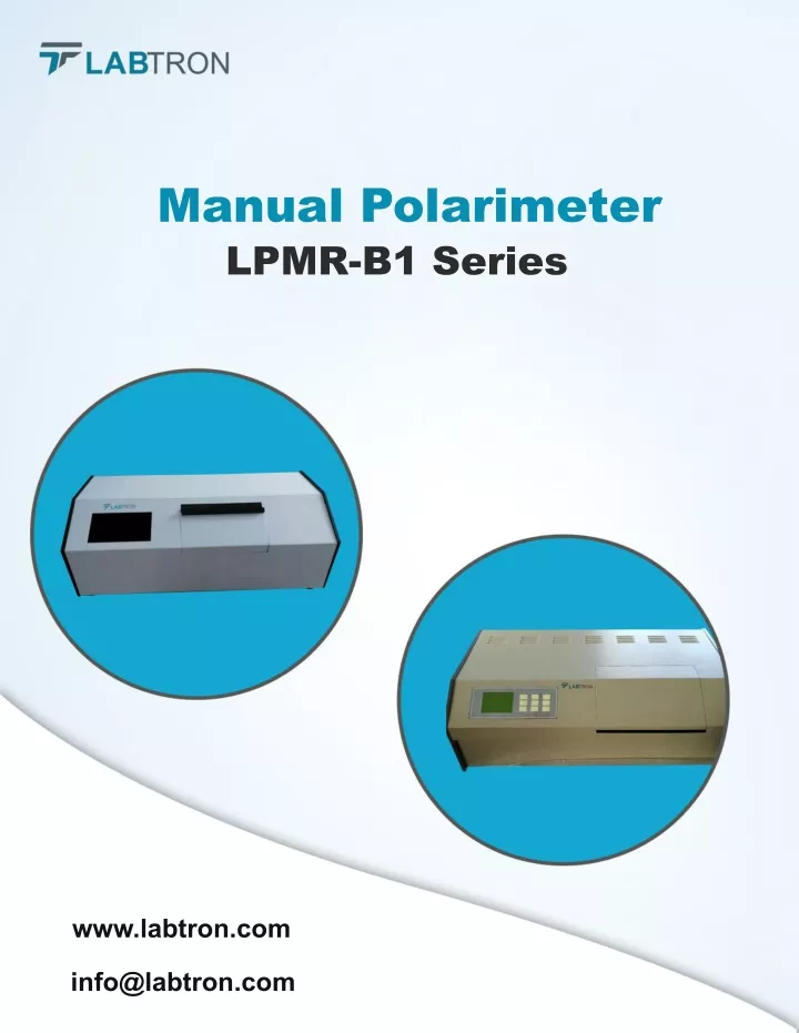 manual polarimeter lpmr b1 series