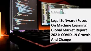 legal software focus on machine learning global