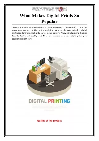 What Makes Digital Prints So Popula1