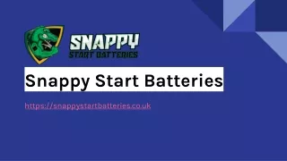 snappy start batteries