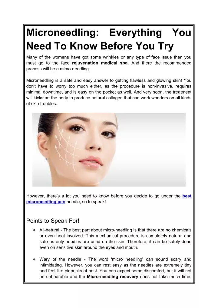 microneedling need to know before you try
