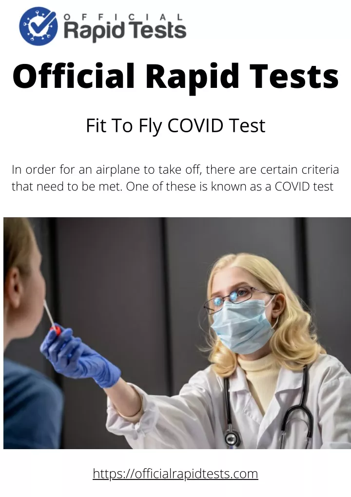 official rapid tests