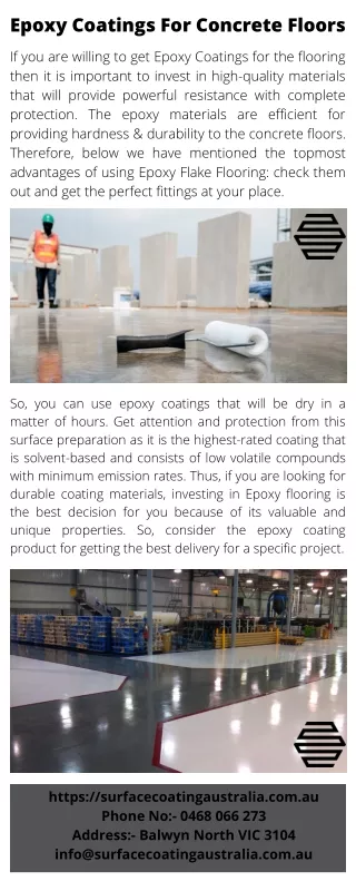 epoxy coatings for concrete floors