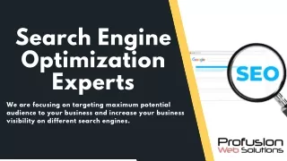 search engine optimization experts