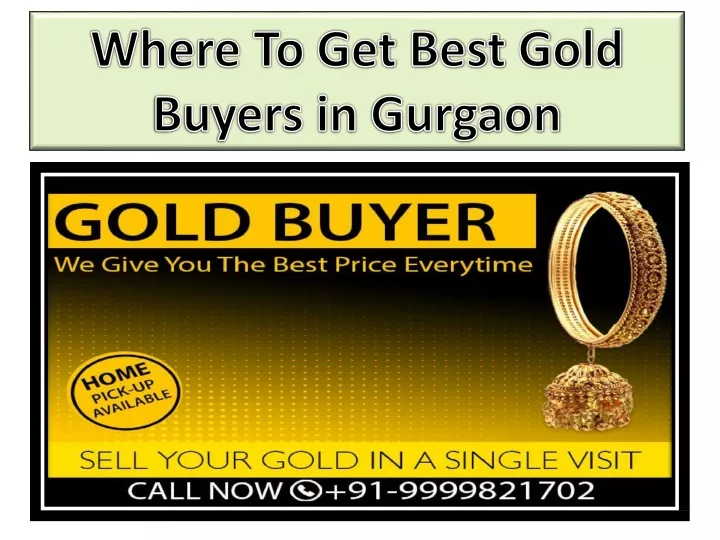 where to get best gold buyers in gurgaon