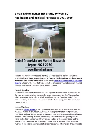 global drone market size study by type