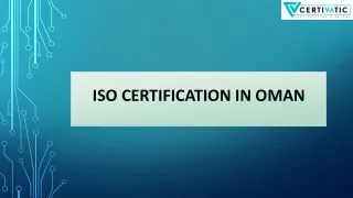 iso certification in oman