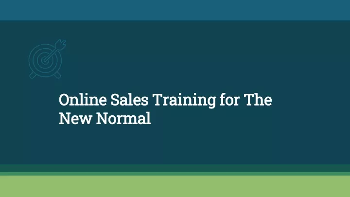 online sales training for the online sales